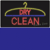 Affordable LED L3000 Dry Clean LED Sign, 12